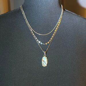 NWOT Kendra Scott Dani multi-strand necklace w/ pouch. Retired & Rare!